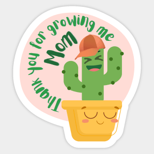 Cactus son and Mom plant Sticker